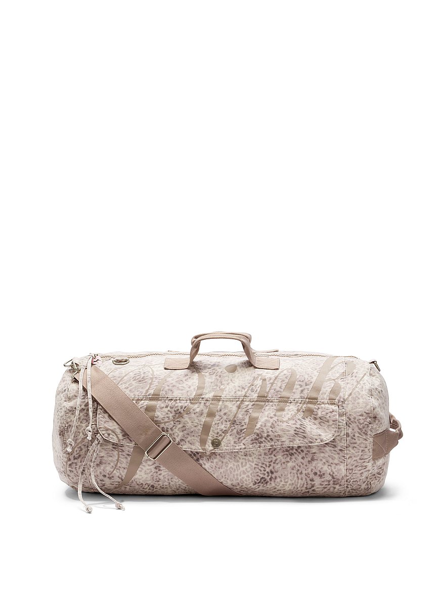 Buy Canvas Rolled Duﬄe Bag, Leopard Haze - Order Bags online