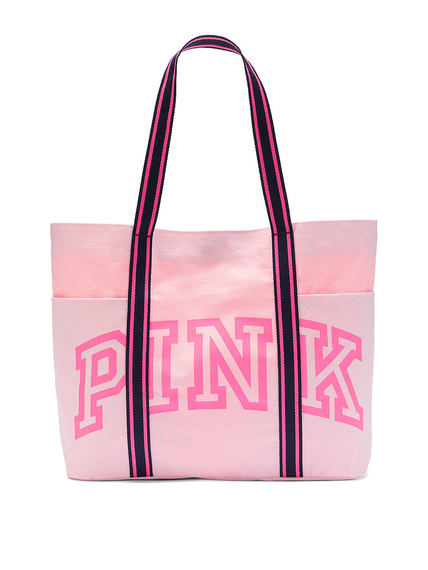 Buy PINK Canvas Tote, Pink - Order Bags online - Victoria's Secret US