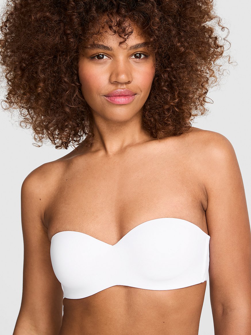 Buy Wear Everywhere Lightly Lined Strapless Bra, White - Order Bras online - PINK Buy Wear Everywhere Lightly Lined Strapless Bra, White - Order Bras online - PINK