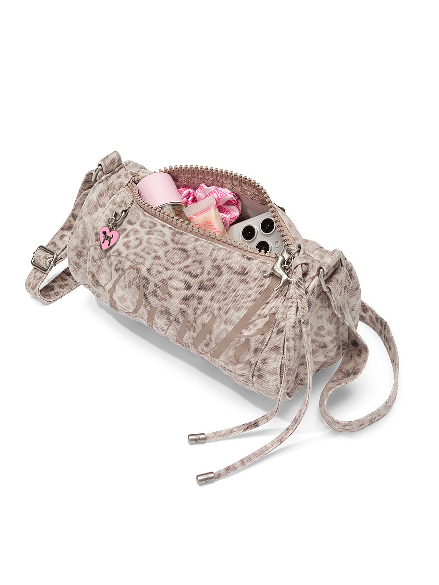 Buy Canvas Rolled Duﬄe Shoulder Bag, Leo Haze - Order Bags online