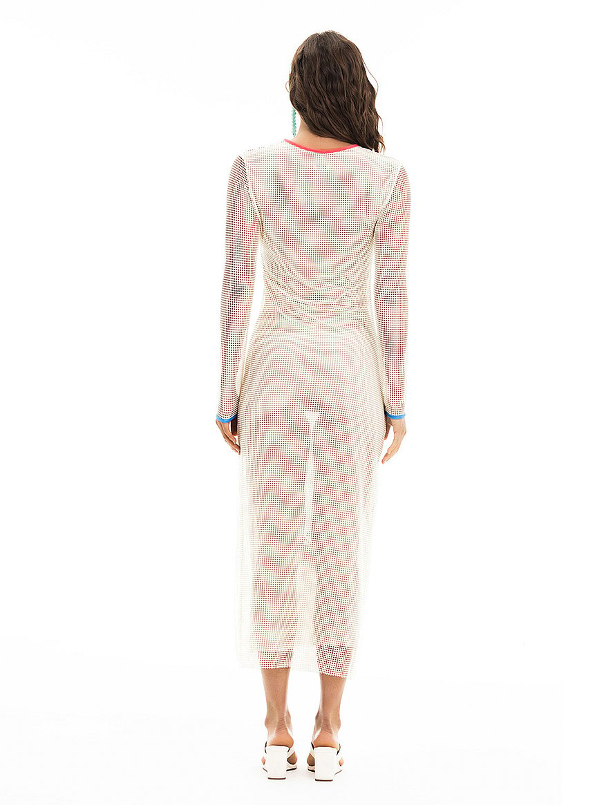 white christmas dresses Viktoria Rose Crochet Mini Dress main image 0