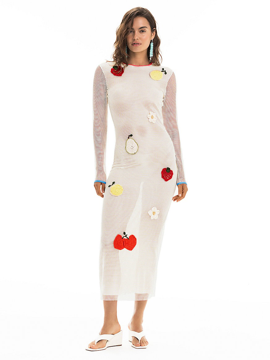 Buy Robin Dress, Cream With Crochet Fruit - Order Dresses online -  Victoria's Secret US