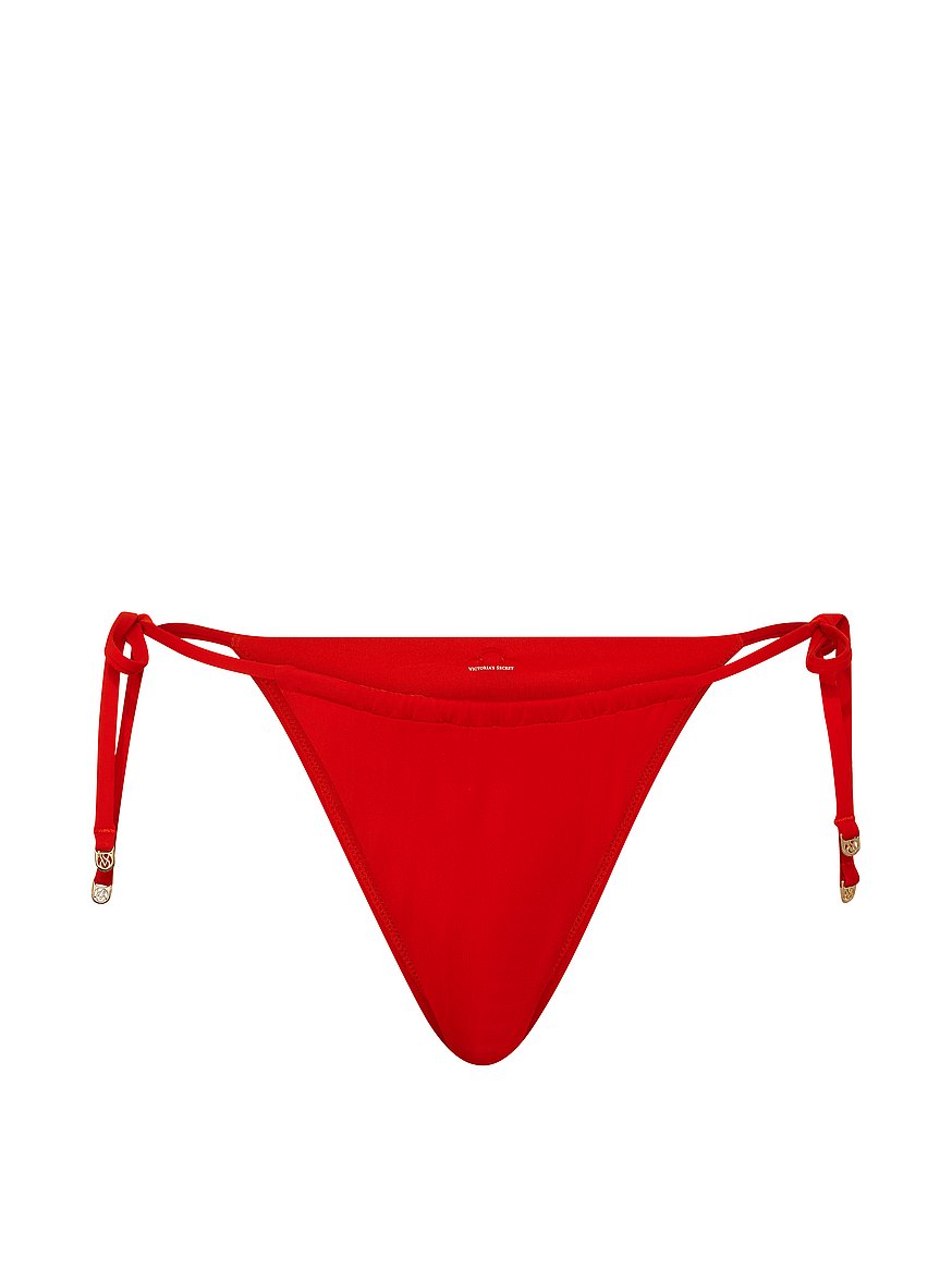 Buy Side-Tie Itsy String Bikini Bottom, Red Pepper - Order Bikini