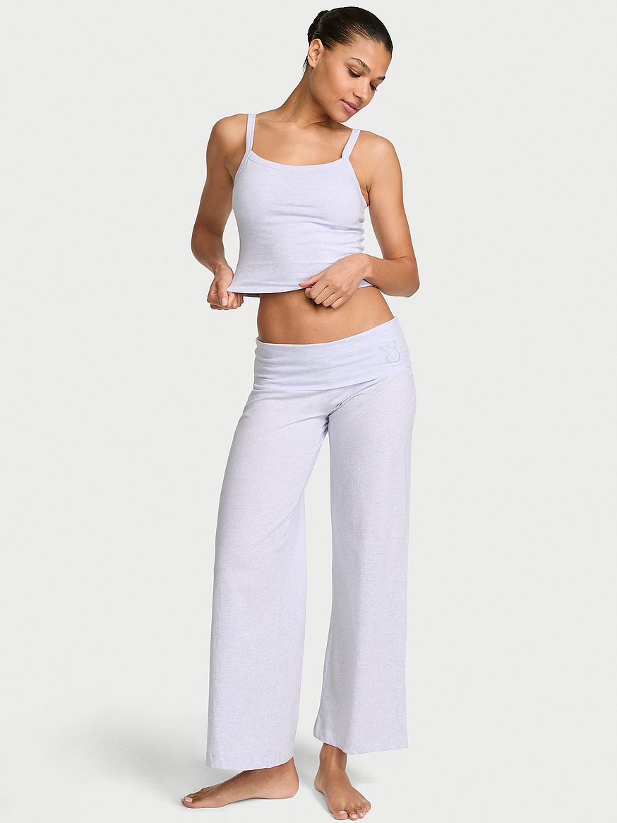 VICTORIA'S SECRET タンクトップ・パジャマ＆パンツ！ S Buy 100% Cotton Tank & Pants Set, Heather Air Blue - Order Pajamas