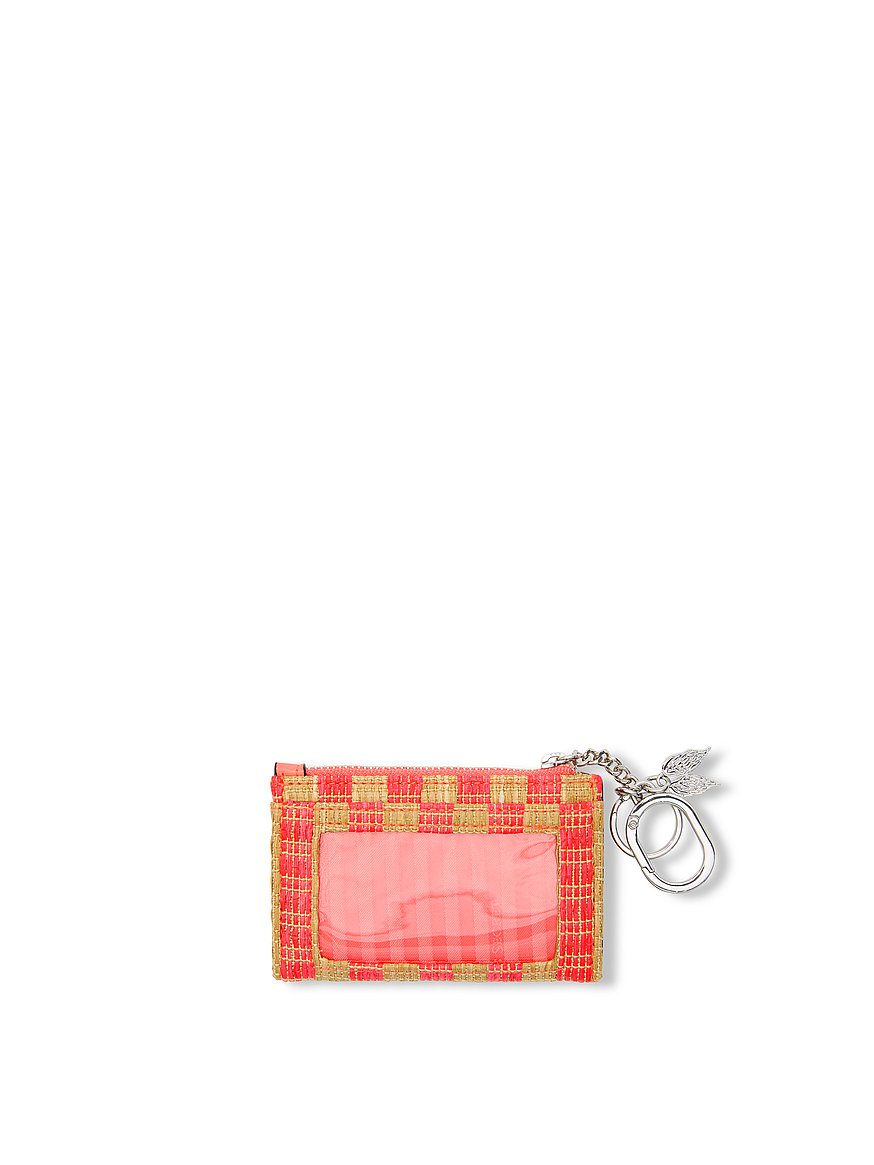 Buy Foldover Card Case Keychain, Coral Straw - Order Small