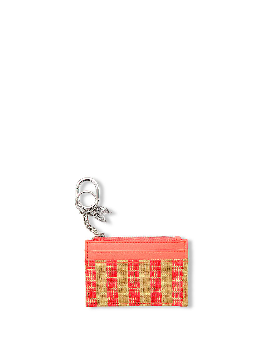 Buy Classic Card Case Keychain, Coral Straw - Order Small