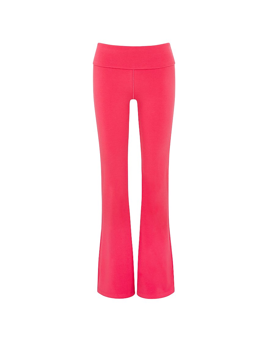 Buy All-Day Cotton™ Foldover Flare Leggings, Candy Pink - Order