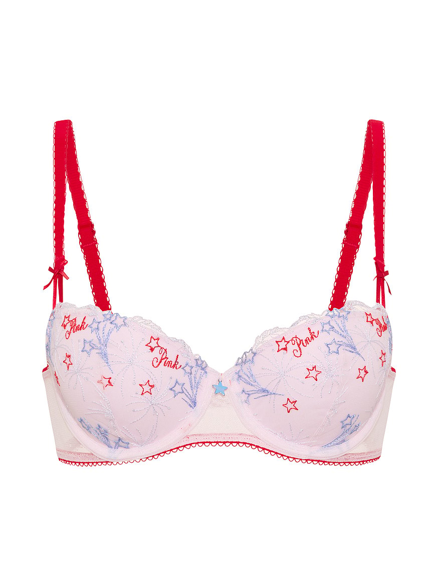 Buy PINK Wink™ Push-Up Balconette Bra, Pink Tulip - Order Bras