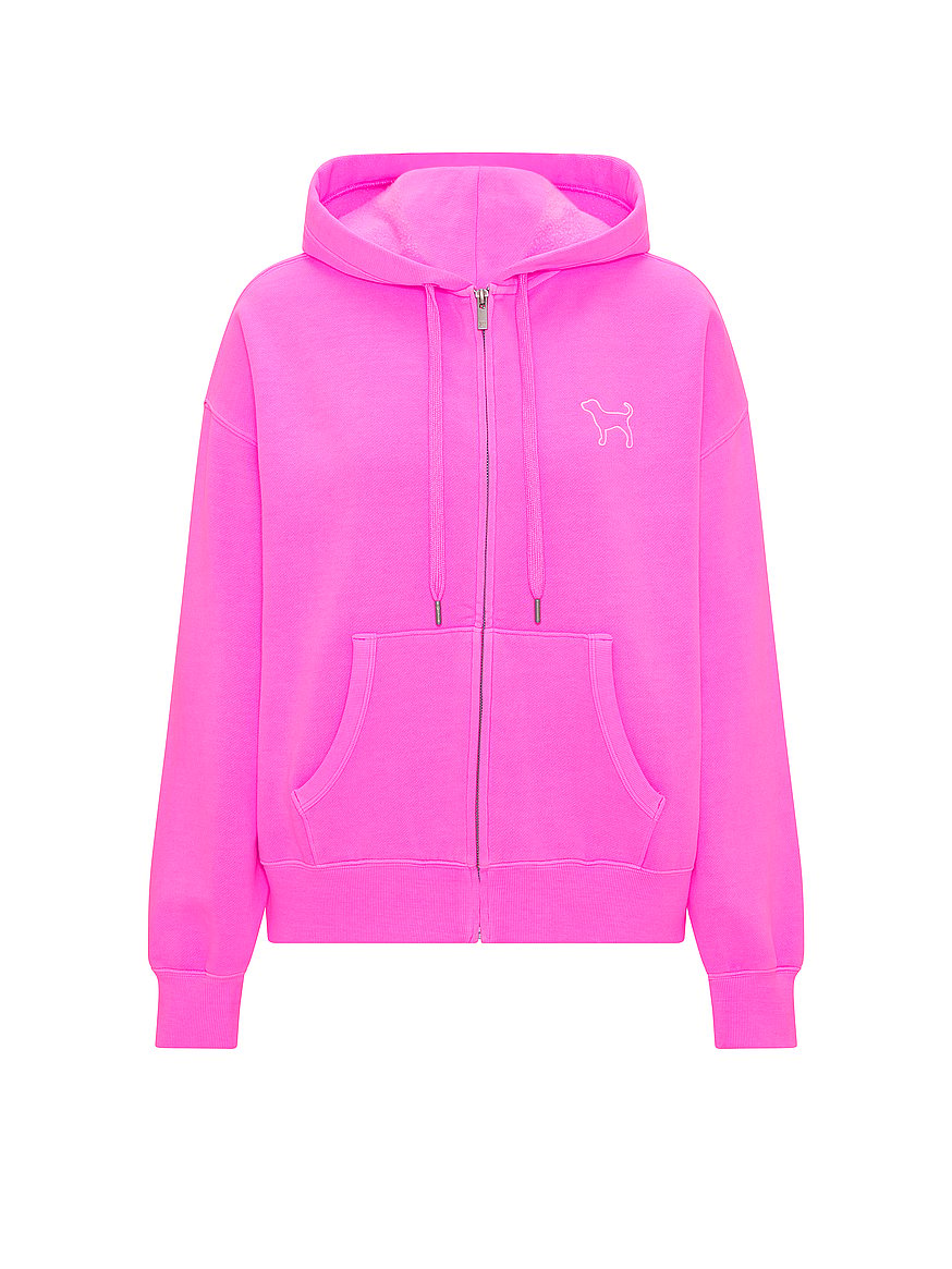 Buy Campus Fleece™ Full-Zip Hoodie, Pink Berry - Order Hoodies