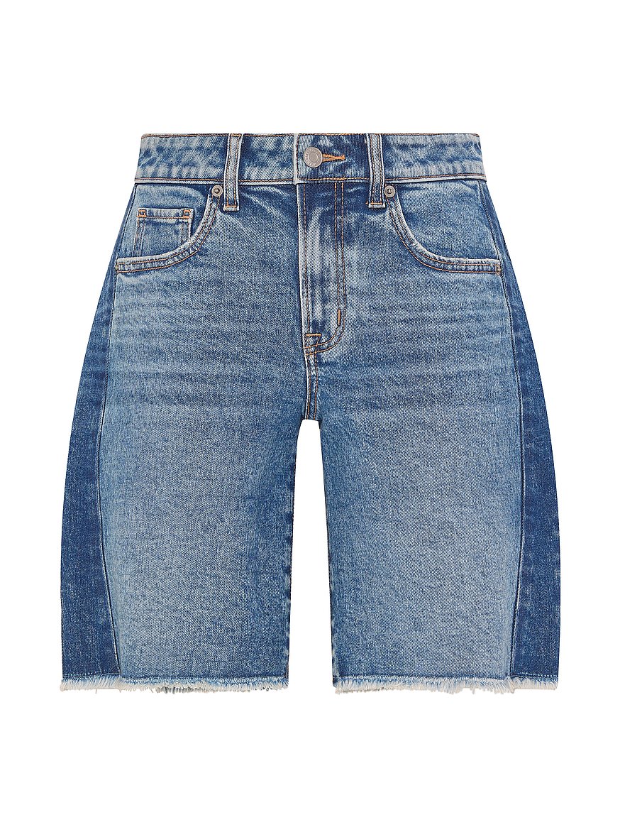 Buy Denim by PINK Mid-Rise Baggy Jorts, White - Order Bottoms