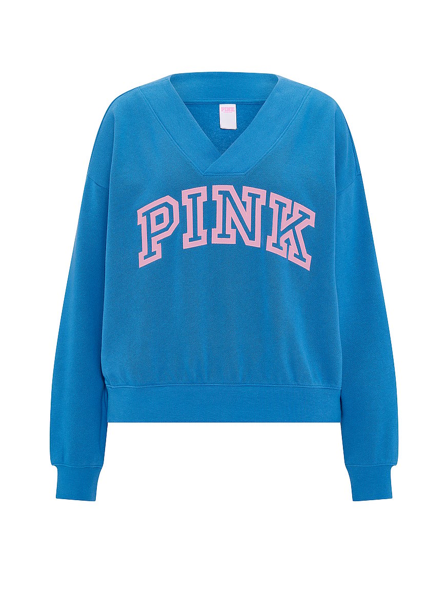 Buy Campus Fleece™ V-Neck Sweatshirt, Varsity Blue - Order Hoodies