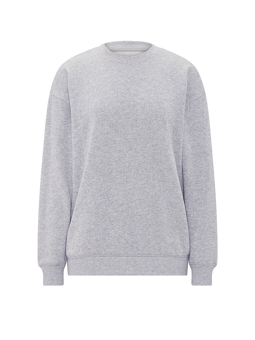 Buy Campus Fleece™ Oversized Crew Sweatshirt, Heather Grey Solid