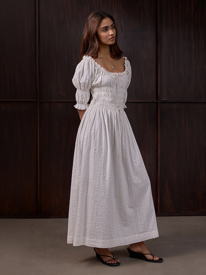 white cotton sun dresses Cotton White Dresses