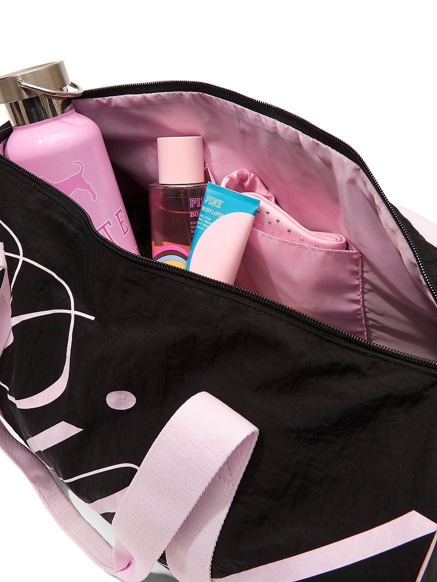 Buy PINK Weekender Duffle, Black - Order Bags online - Victoria's