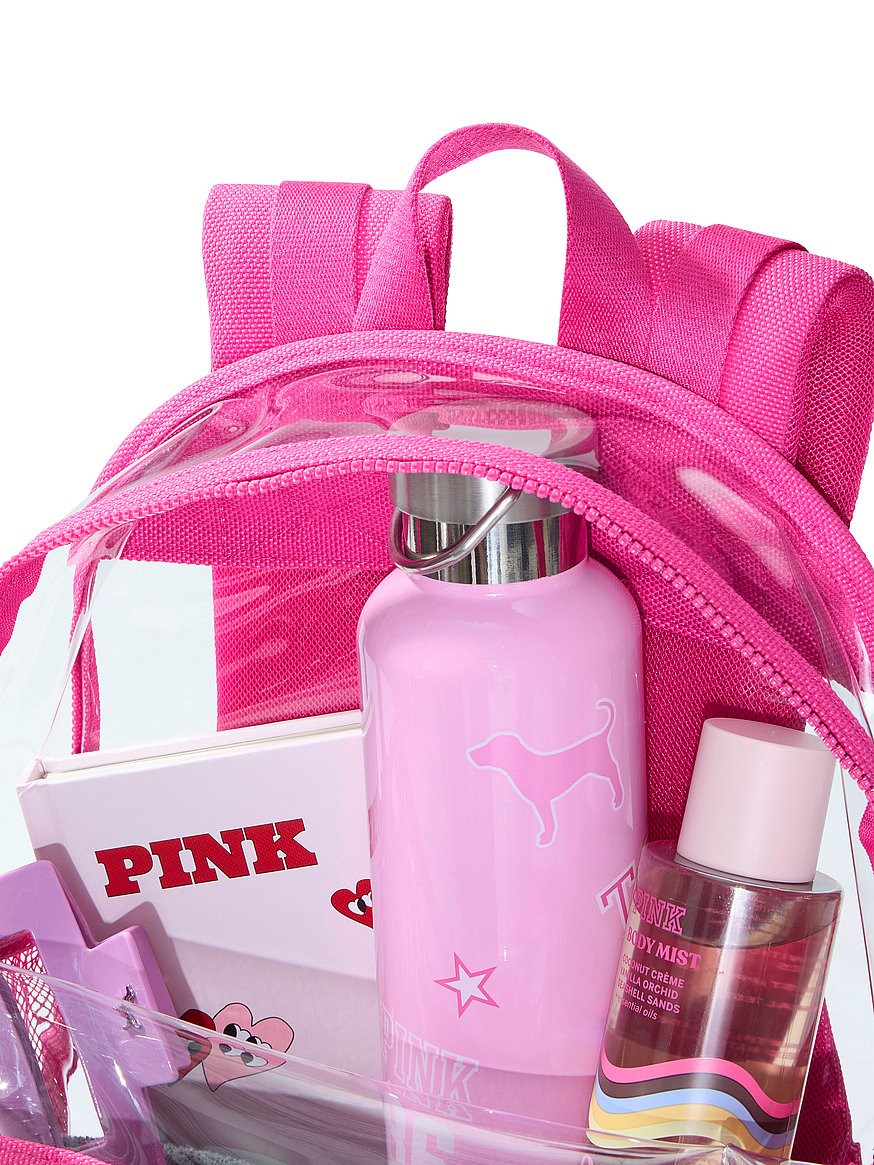 Buy Clear Backpack, Pink Fire - Order Bags online - PINK US