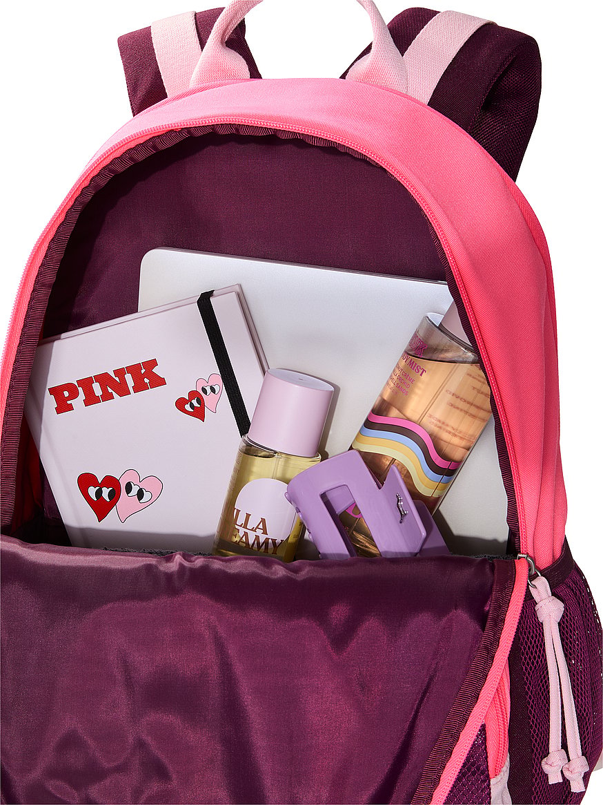 Buy Classic Canvas Backpack, Wild Rose + Pink + Boardwalk Pink