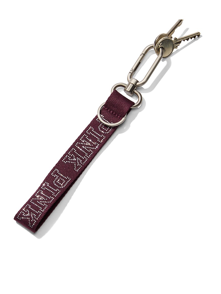 Buy Wristlet Strap Keychain, Wild Rose With Bling Logo - Order