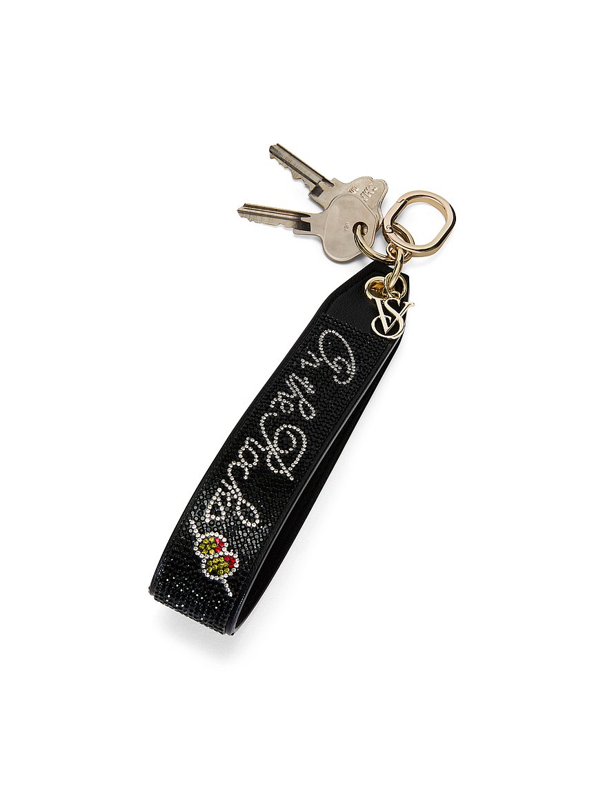 Buy Wristlet Strap Keychain, Black Martini - Order Small