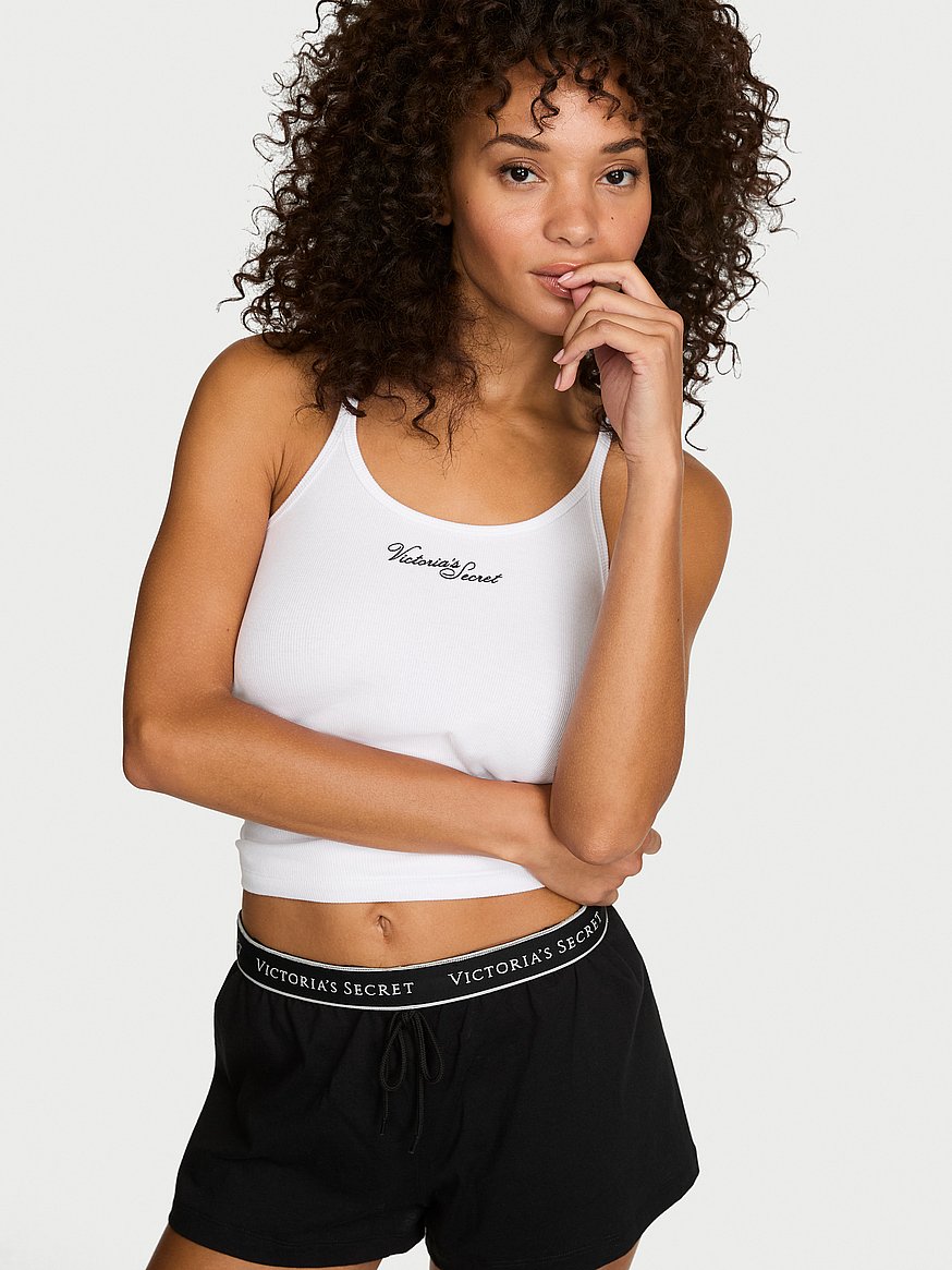 Buy Mix & Match Sleep Perfect Ribbed Tank Top, Vs White - Order