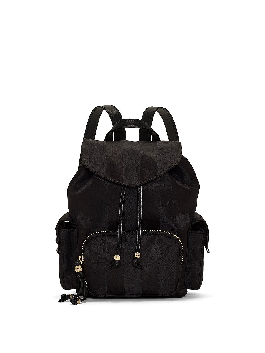 designer white leather backpack Rose Original The FH Wadsworth Black Leather Striped Backpack is both stylish and functional Black and pink leopard giani