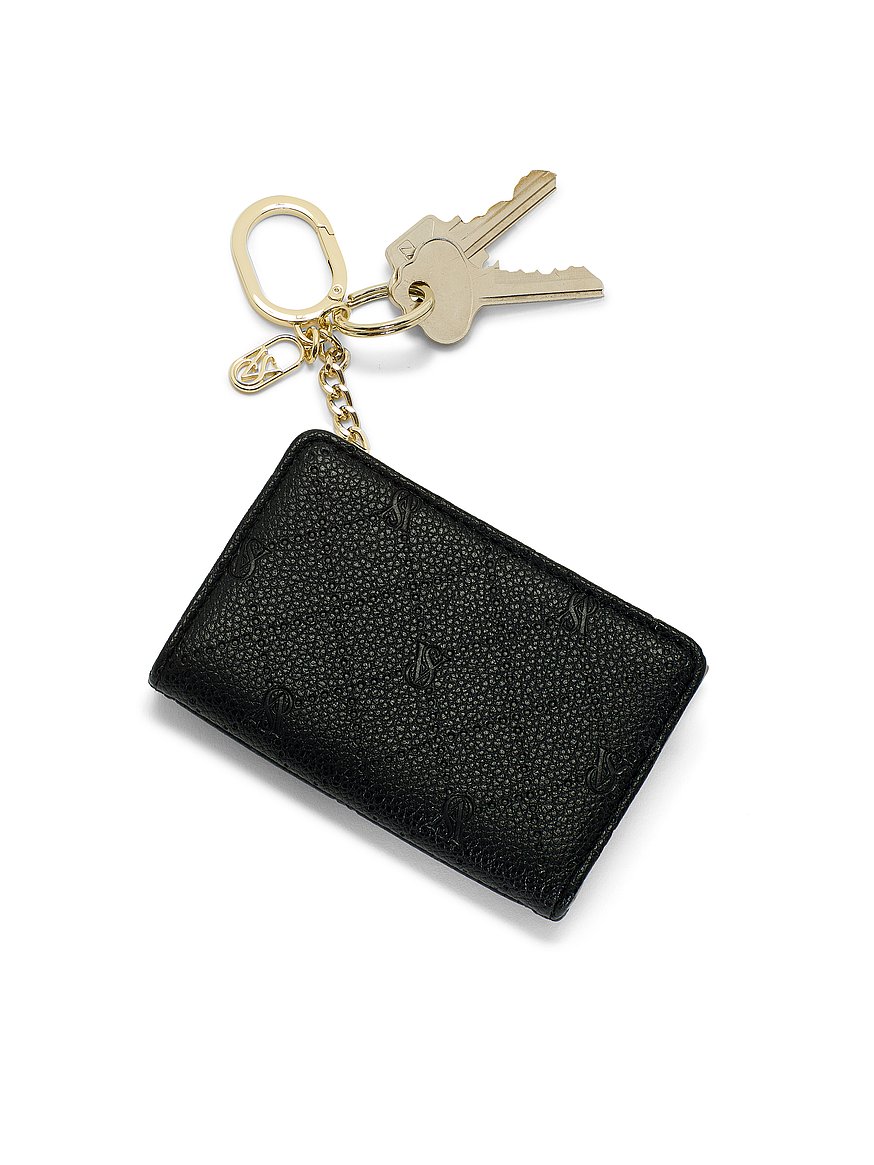 card sleeve keychain Flexible Badge Holder with Resealable Closure & Key Ring, Credit Size gift card or ID work badge and drivers license so youve got the essentials to and from your destination and youre also set if you need to stop at the gas station 1pc Creative Wave Sliding Card