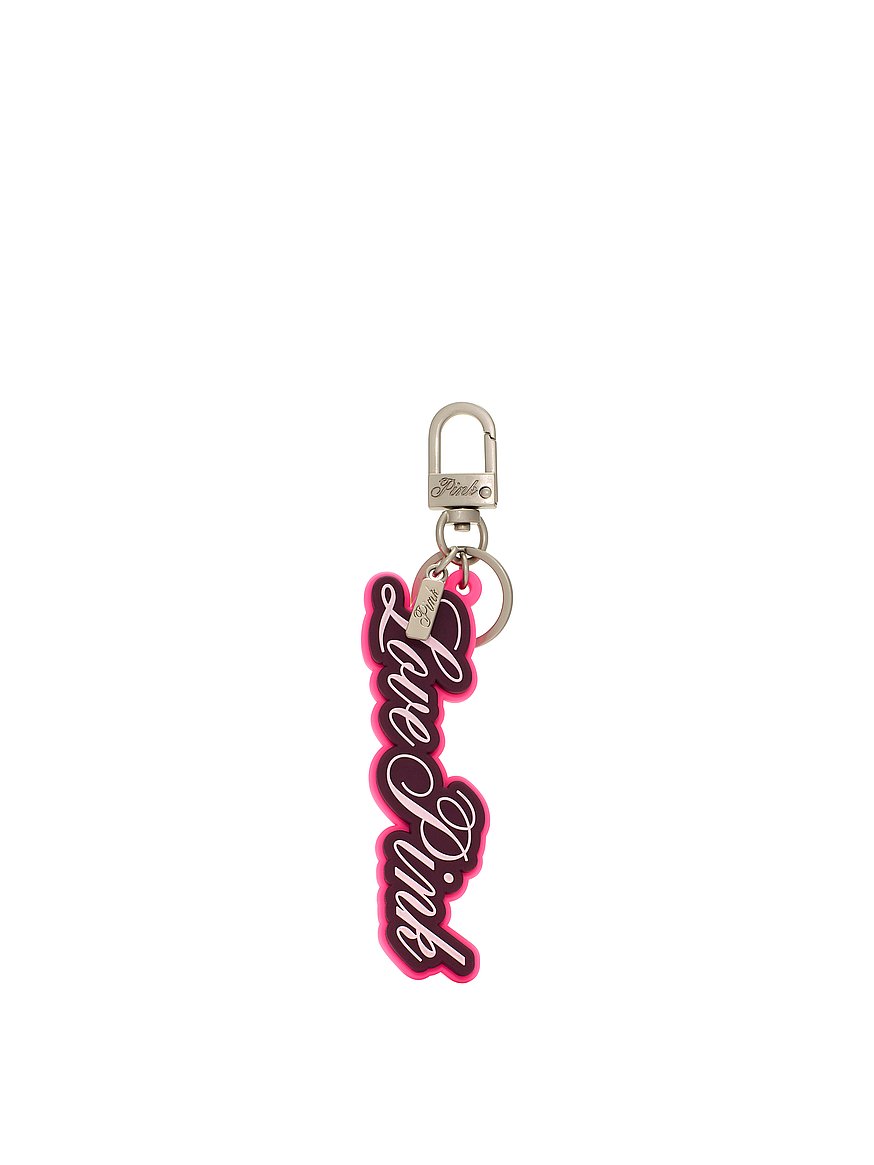 Buy Logo Keychain Charm, Wild Rose & Pink - Order Small