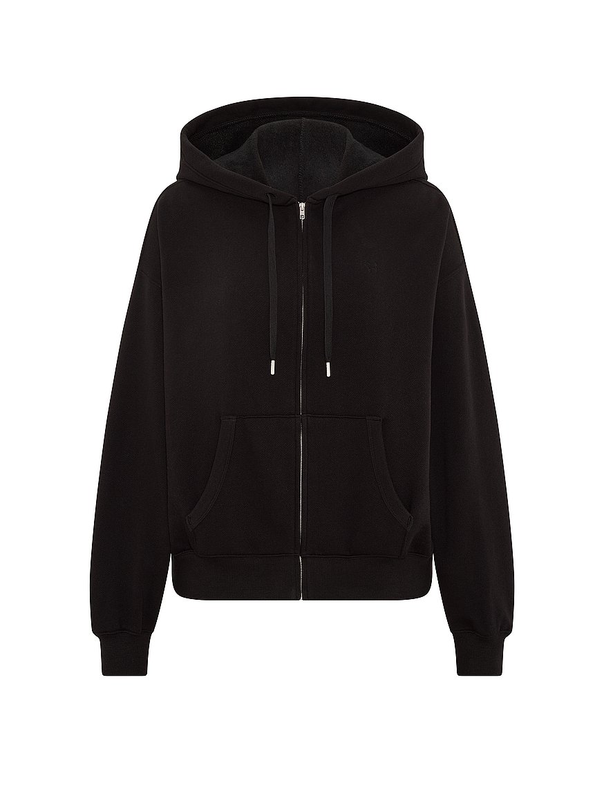 Buy Campus Fleece™ Full-Zip Hoodie, Pure Black Solid - Order