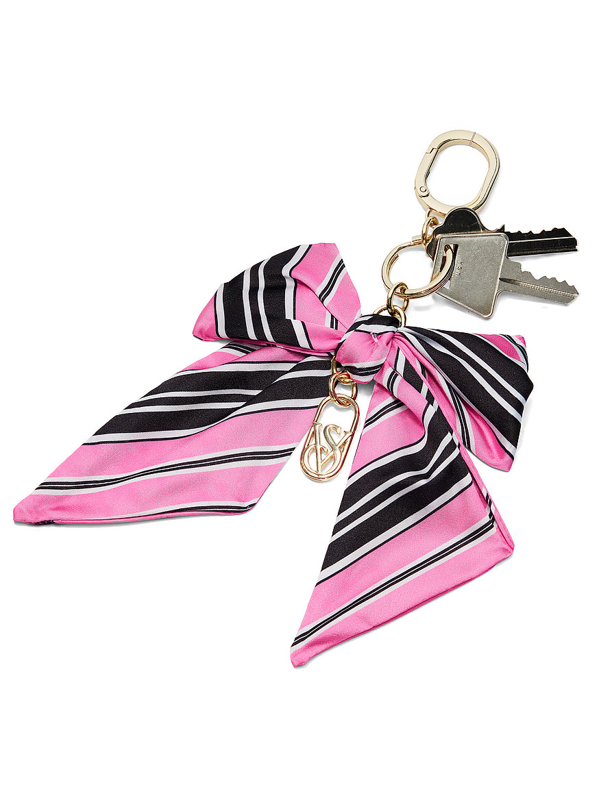 Buy Satin Scarf Bow Bag Charm Keychain, Very Victoria Scarf
