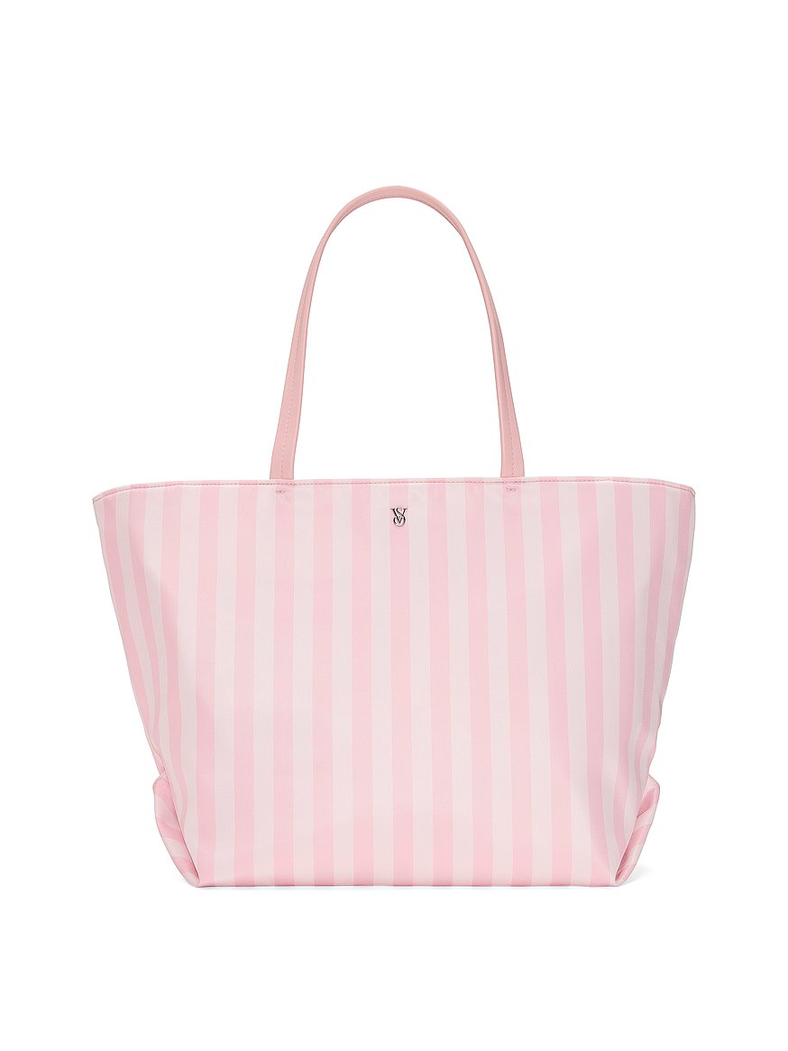 clover♣︎STONE　Heritage Stripe Pink Buy Travel Zip Tote Bag, Heritage Stripe - Order Bags online