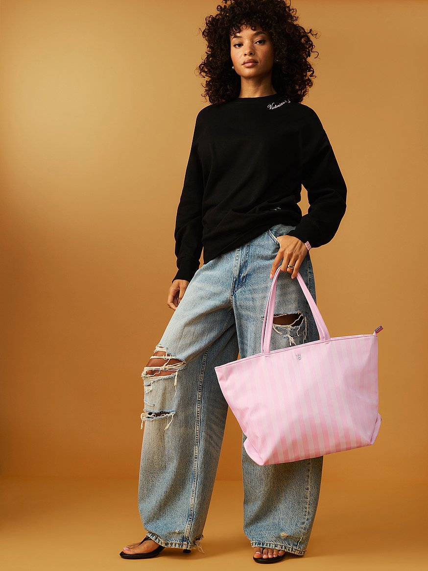 Buy Travel Zip Tote Bag, Heritage Stripe - Order Bags online