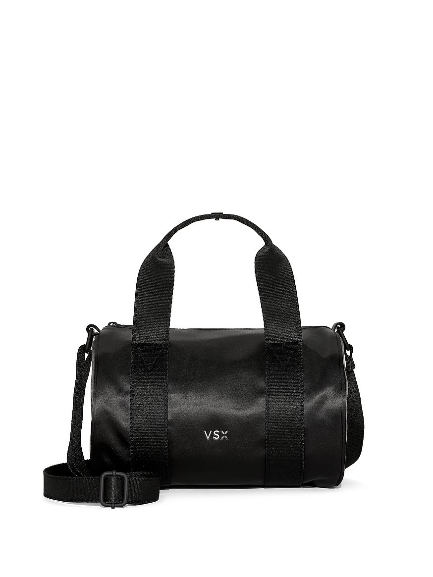 Buy VSX Satin Mini Duffle Crossbody Bag, Black - Order Bags online