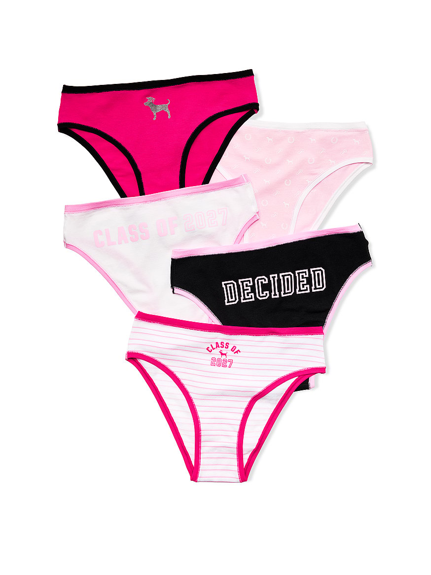 Buy 5-Pack Cotton Cheeky Panties, 2027 Grad Pack - Order PACKAGED