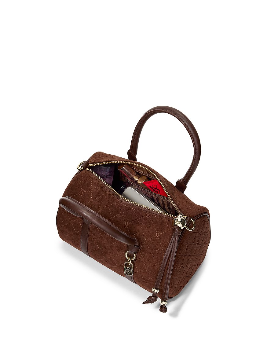 Buy Mini Duffle Crossbody Bag, Ganache - Order Bags online