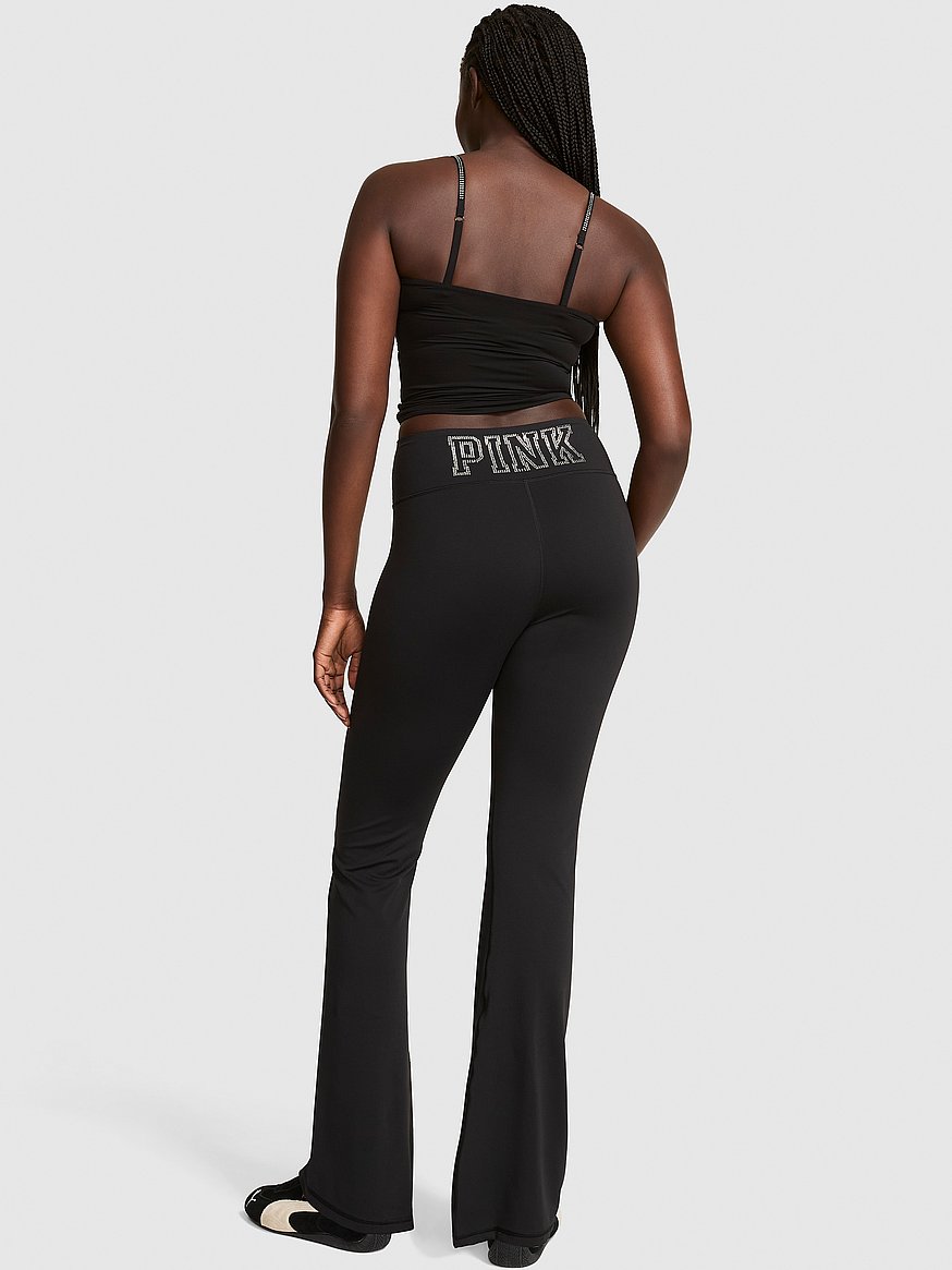 VICTORIA'S SECRET PINK フレアレギンス！ S 黒 Buy PINK Relay™ Flare Leggings, Pure Black Shine - Order Bottoms