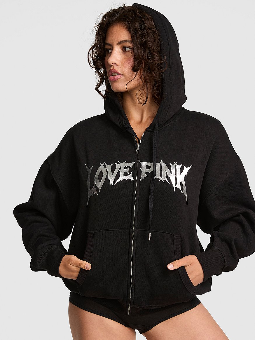 Buy Campus Fleece™ Full-Zip Hoodie, Pure Black - Order Hoodies