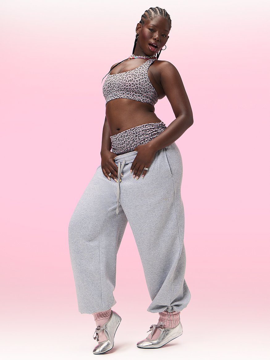 Buy Campus Fleece™ Adjustable-Cinch Sweatpants, Heather Grey