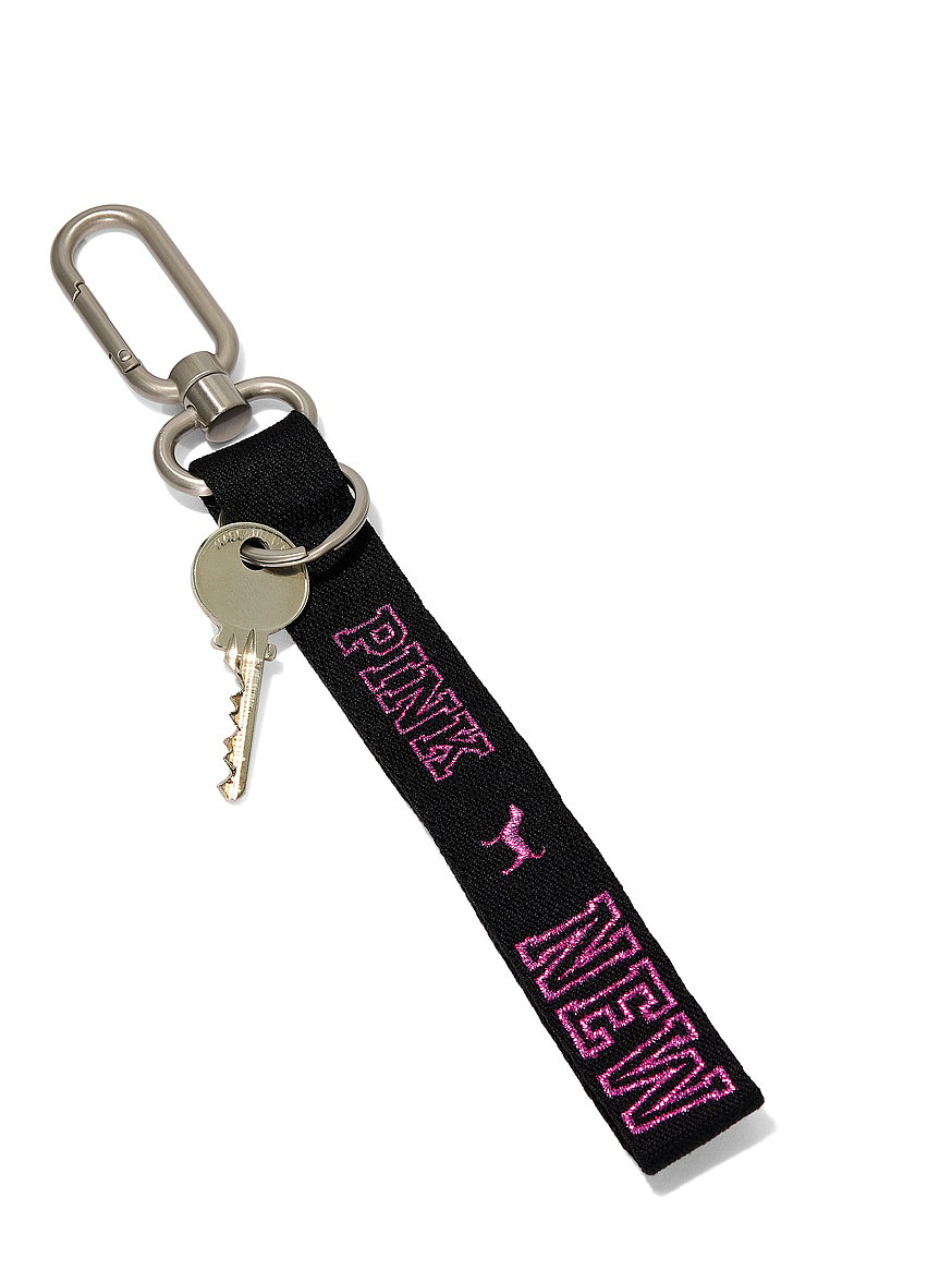 Buy Wristlet Strap Keychain, Black New York - Order Small