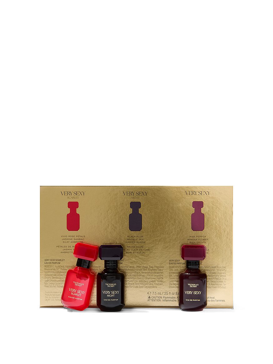 【３２Ａ／ＸＳ】ブラ＆ソングセット Victoria's Secret HG Buy 3-Piece Very Sexy Mini Eau de Parfum Gift Set, Assorted