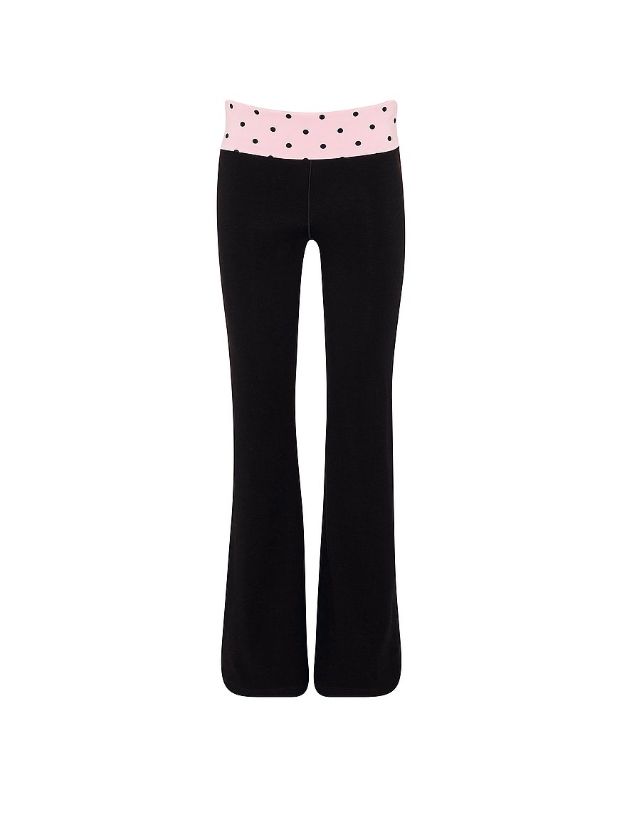 Buy All-Day Cotton™ Foldover Flare Leggings, Pink Dots Icons