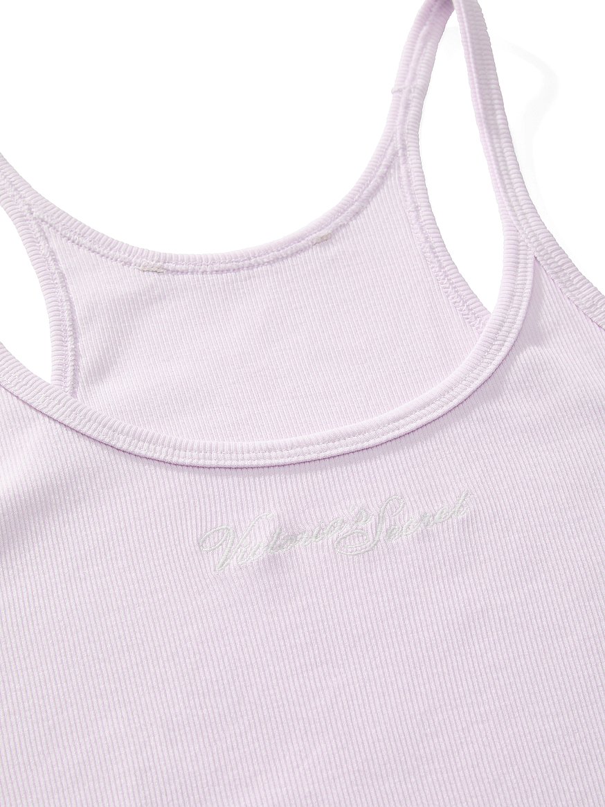 Buy Mix & Match Sleep Perfect Ribbed Tank Top, Purple Whisper