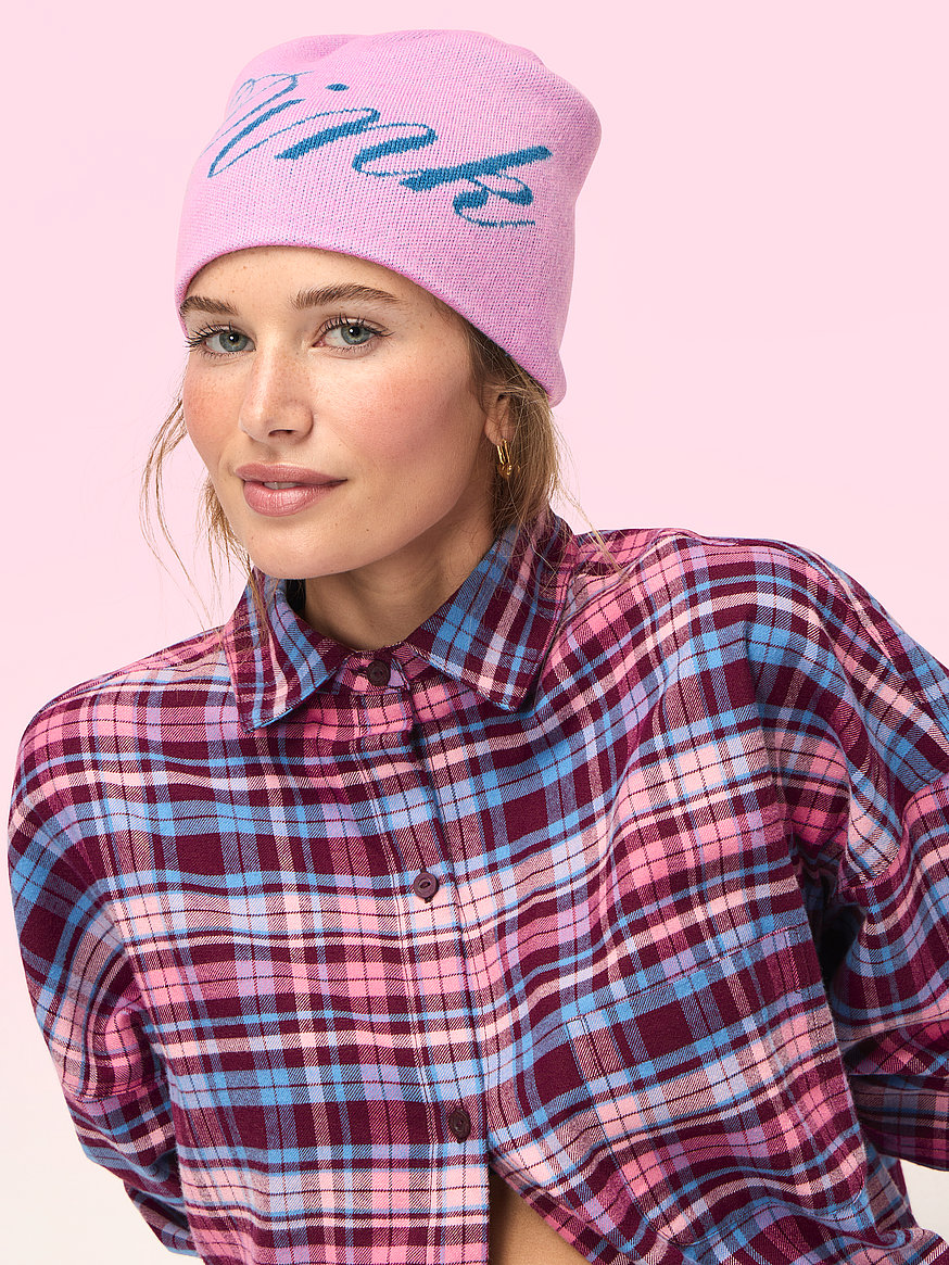 Buy Knit Beanie, Pink Lollipop - Order Hats online - PINK US