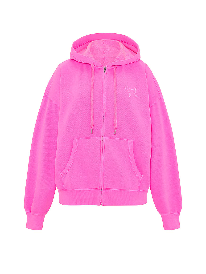 Buy Campus Fleece™ Full-Zip Hoodie, Pink Berry - Order Hoodies