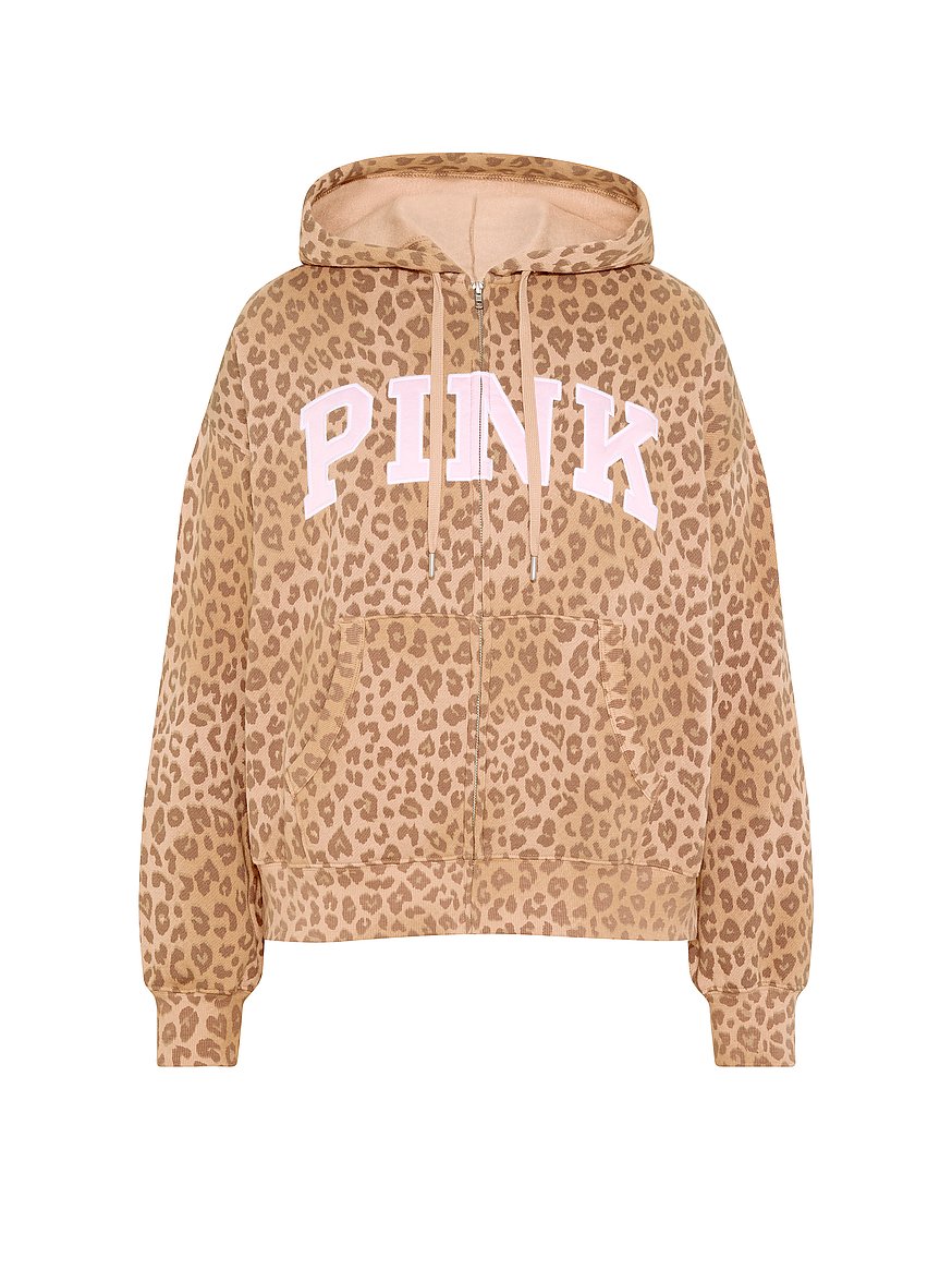Buy Campus Fleece™ Full-Zip Hoodie, Leopard Icons - Order Hoodies
