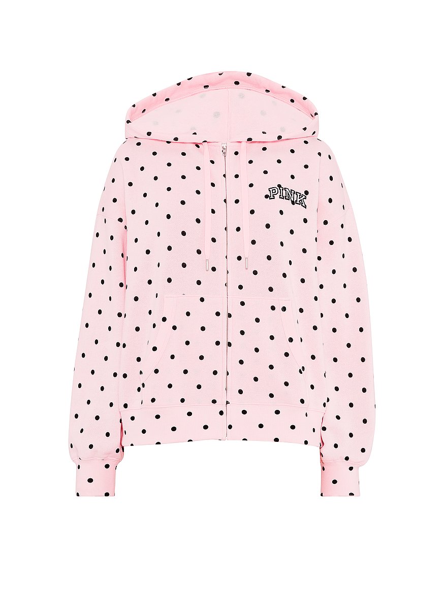 Buy Campus Fleece™ Full-Zip Hoodie, Pink Dots Icons - Order