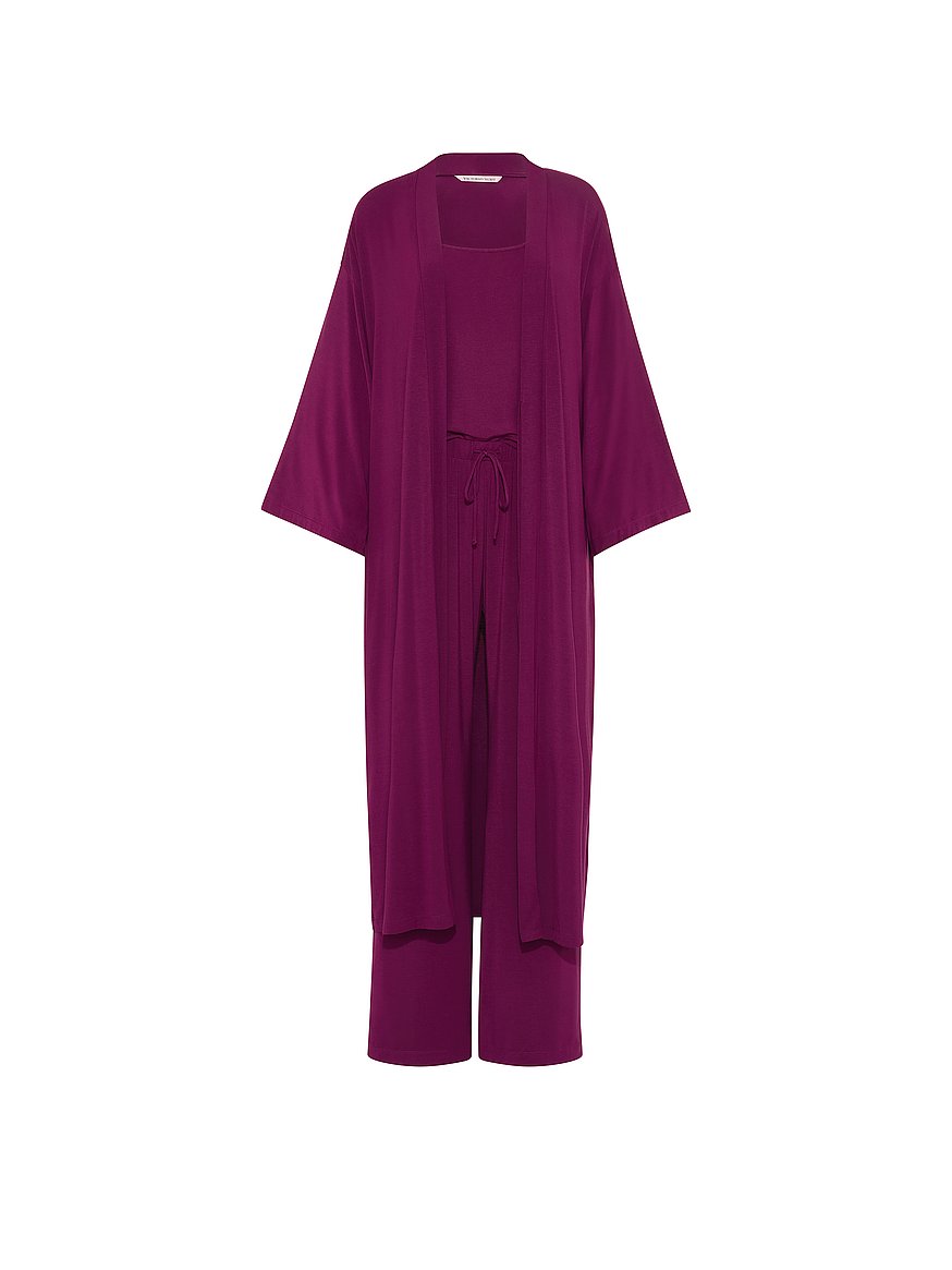 Buy SoSoft™ Modal 3-Piece Set, Rhubarb - Order Pajamas Sets online
