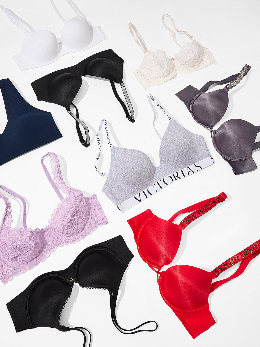 Buy Lightly Lined Smooth Demi Bra, Black - Order Bras online