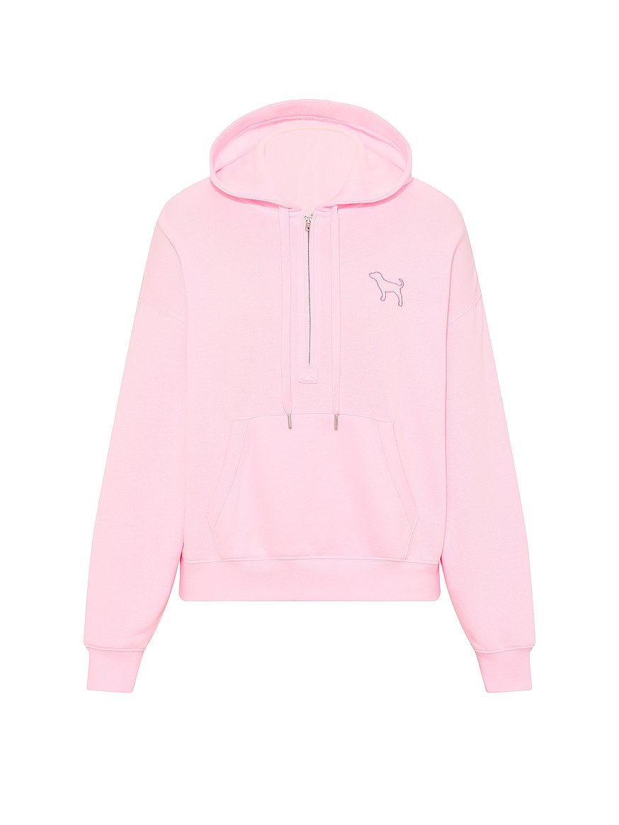 トップス Pink Hoodie Sweatshirt Buy Campus Fleece™ Half-Zip Hoodie, Coconut Pink - Order Hoodies