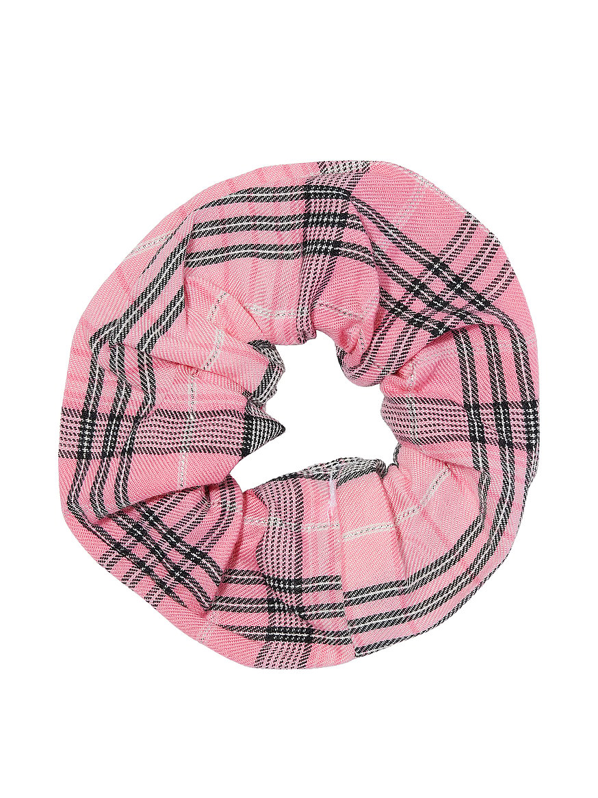 Buy Flannel Long Tee-Jama & Scrunchie Set, Sexy Little Pink Plaid