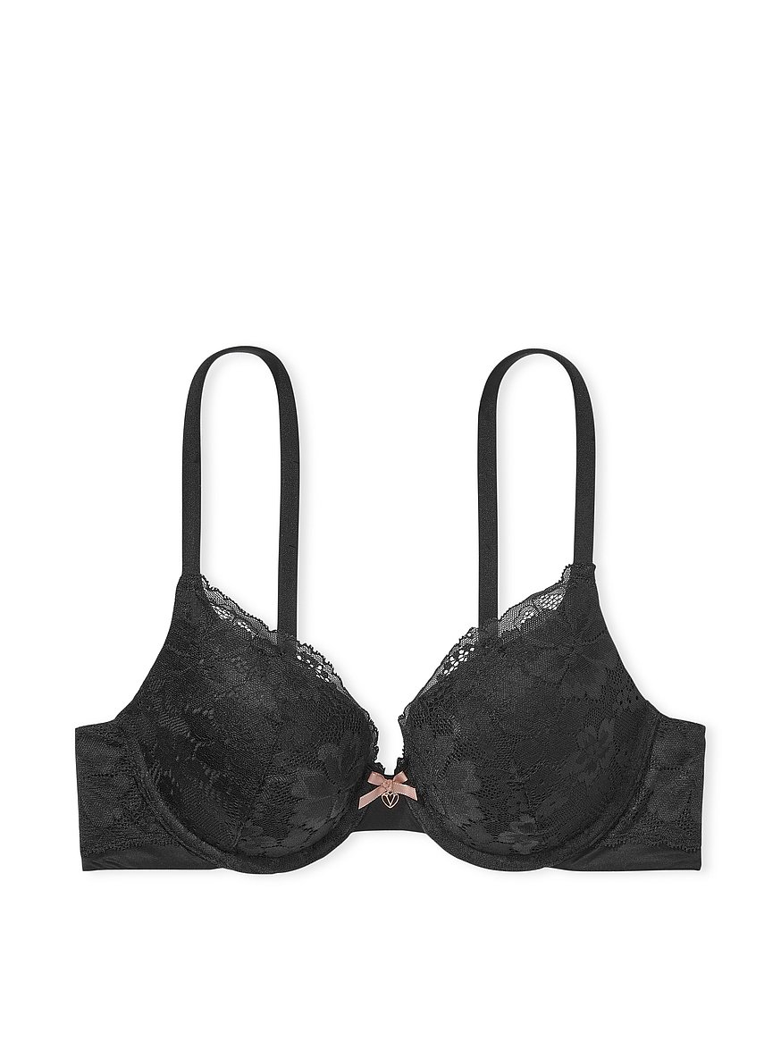 Victoria's Secret Victoria secret push-up lace bra size 38-DD Black