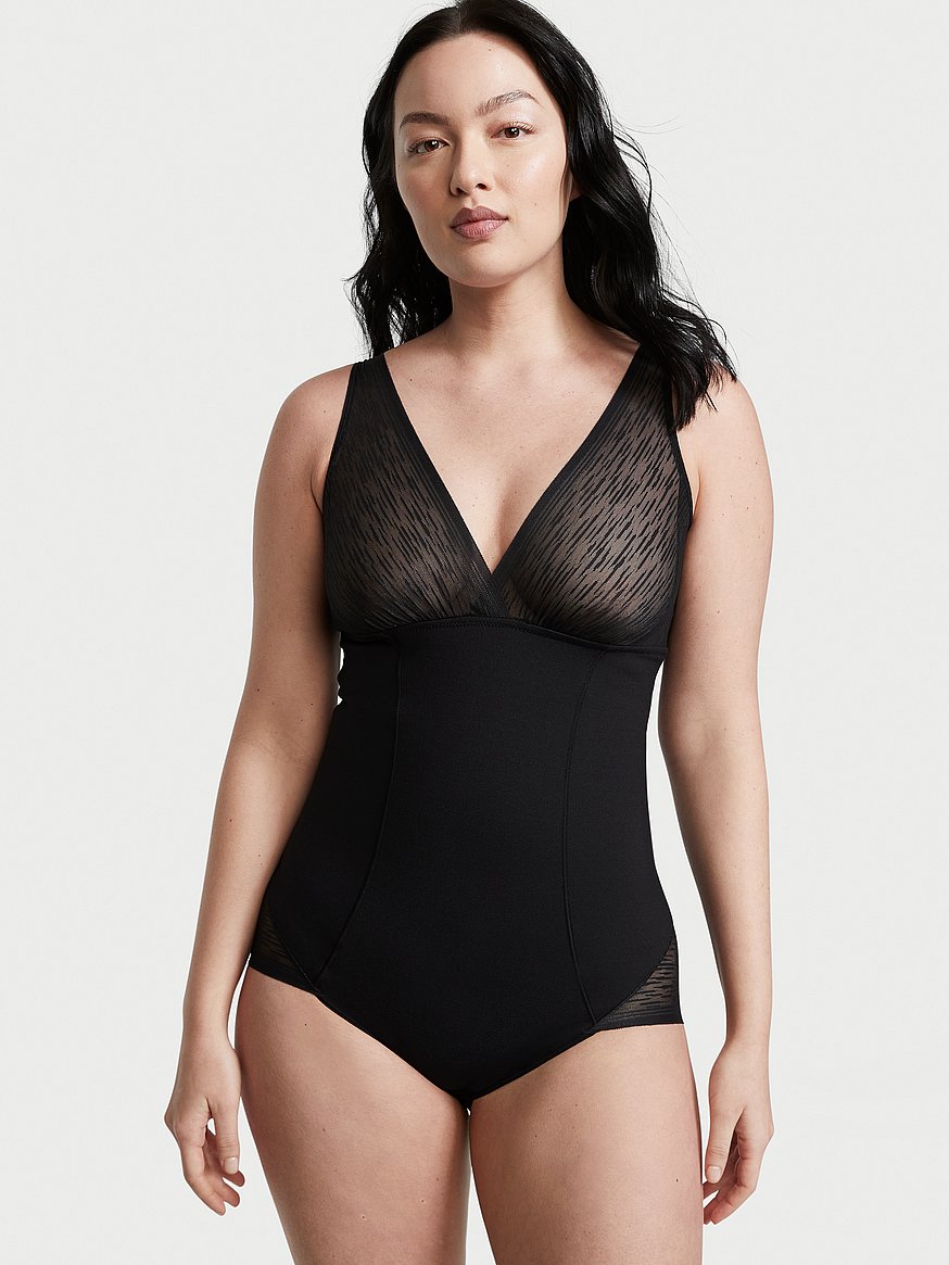 Strapless sculpting shaper with lace, Colombian shapewear